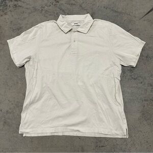 Buck Mason Polo Shirt Mens XXL Beige Short Sleeve